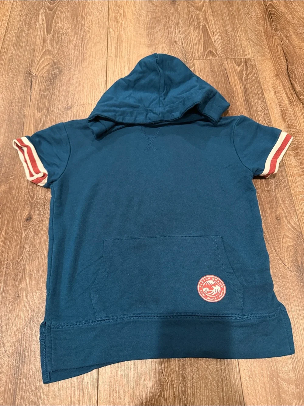 Fletch Teal Short Sleeve Hoodie and Shorts Set Size: 2/3T